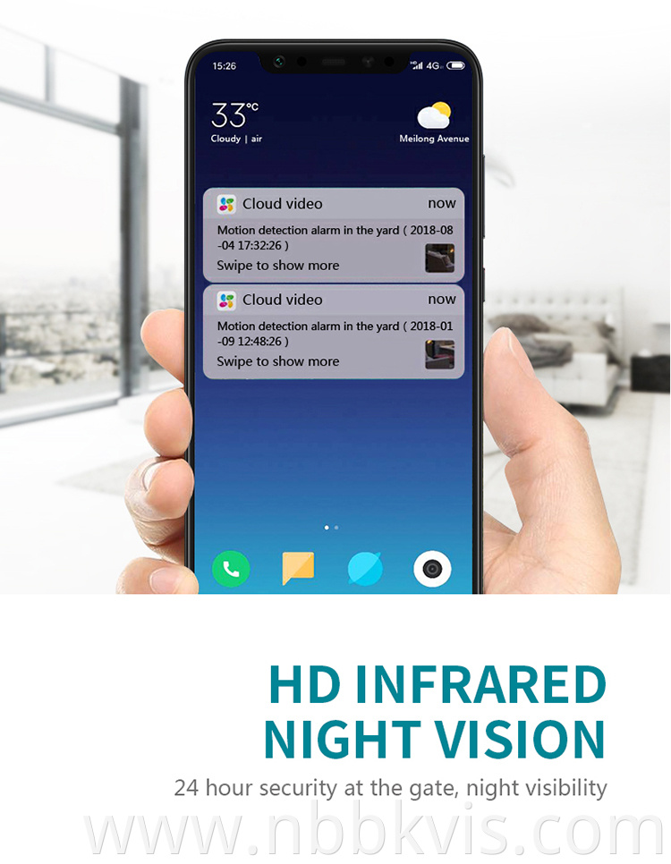 4g Night vision security solar power Night vision securitycamera with sim card